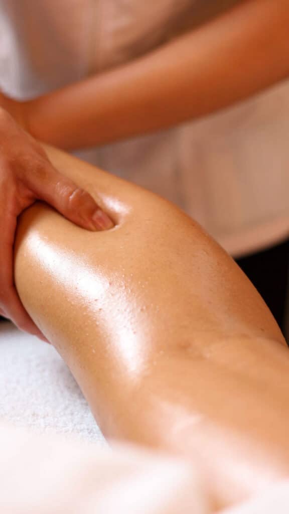 Massage treatment at Optimove Clinic, Marylebone]